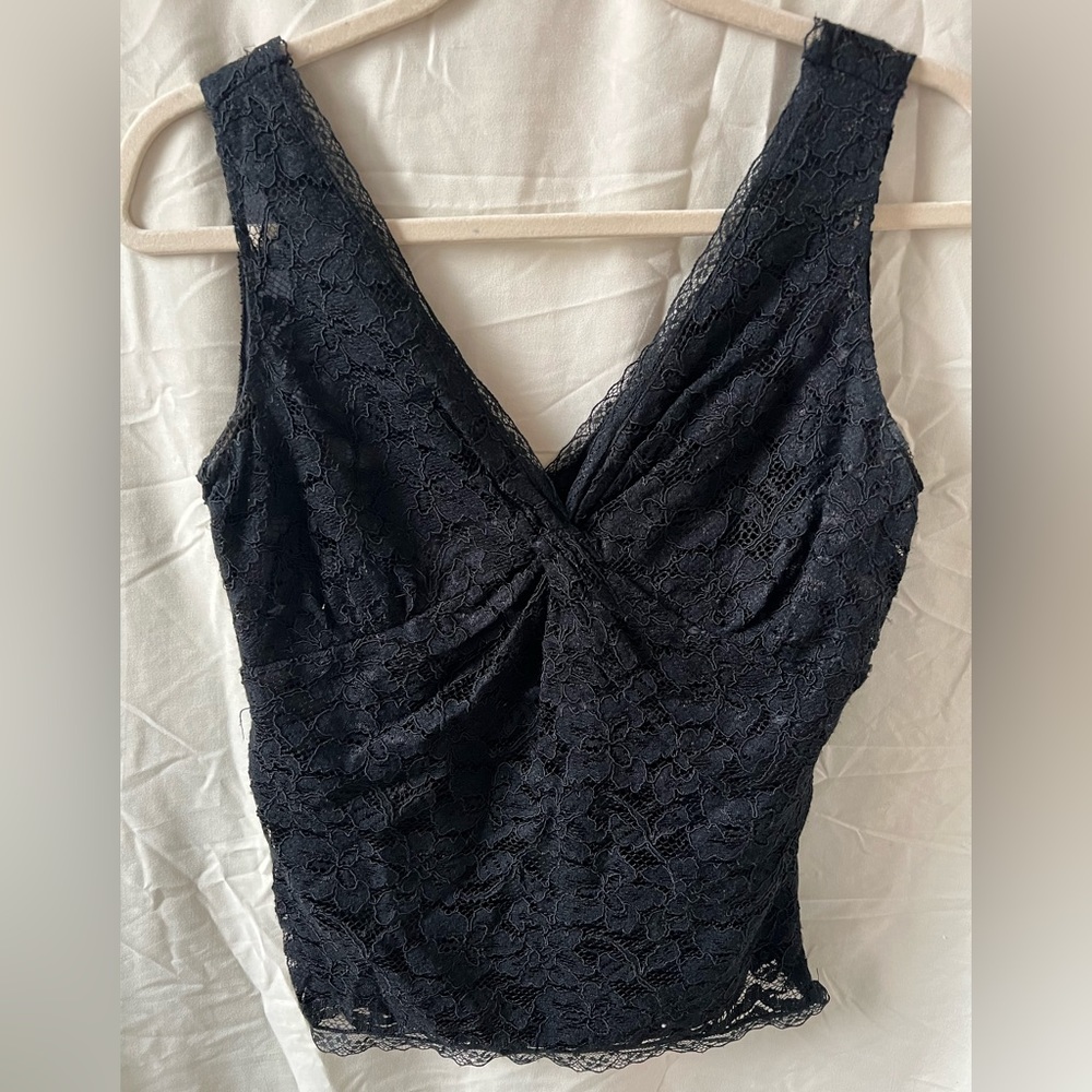 Black Lace 90s y2k The Limited Going Out Top